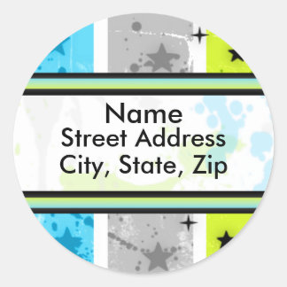 Sticker Rond Étoile