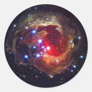 Sticker Rond Étoile Monocerotis V838 NASA