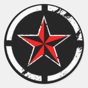 Sticker Rond étoile nautique
