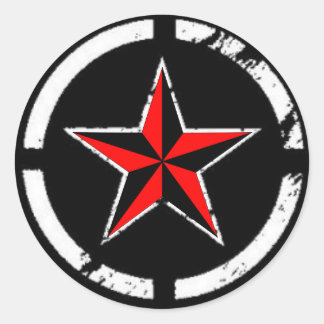 Sticker Rond étoile nautique