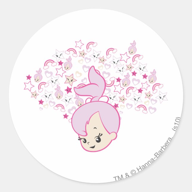 Sticker Rond Étoile PEBLES™ (Devant)