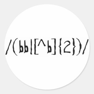 Sticker Rond Être ou ne pas être
