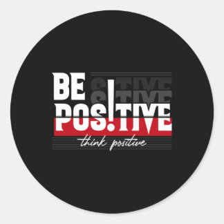 Sticker Rond Être positif