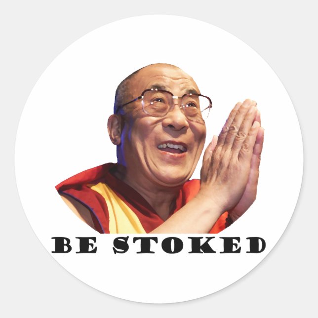 Sticker Rond Être stocké (Devant)