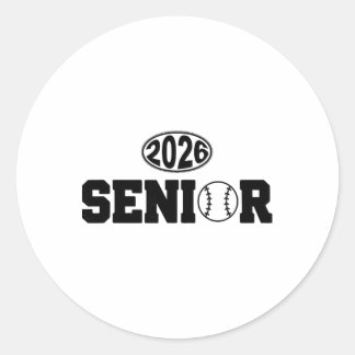 Sticker Rond Étudiant en dernière année 2026 Vendre Athlète Dip