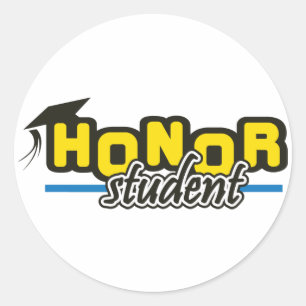 Sticker Rond Étudiant honoraire