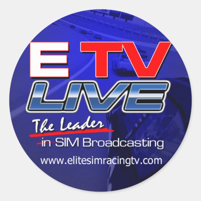 Sticker Rond ETV vivent autour de l'autocollant (Devant)