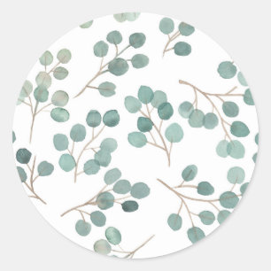 Sticker Rond Eucalyptus