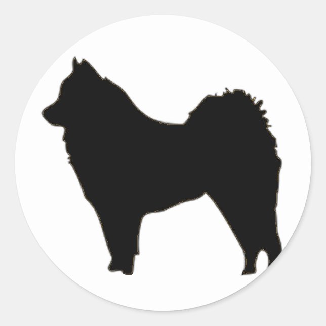Sticker Rond eurasier (Devant)