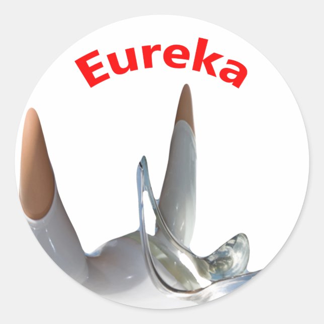 Sticker Rond Eureka (Devant)