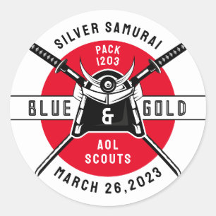 Sticker Rond Événement spécial de Samurai