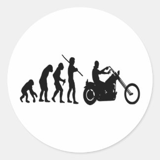 Sticker Rond Évolution