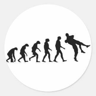 Sticker Rond Évolution de la lutte