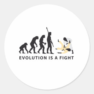 Sticker Rond Evolution judo