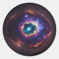 Explosion de Supernova dans le ciel étoilé