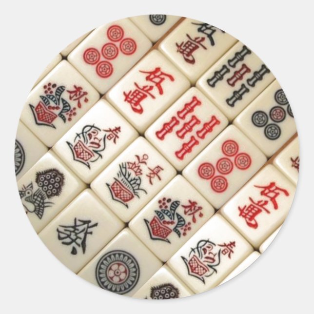 Sticker Rond Expression orientale (Devant)