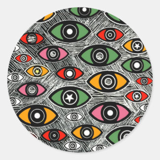 STICKER ROND EYES