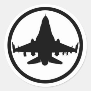 Sticker Rond F-16 par Airogue
