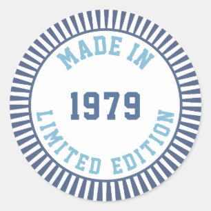 Sticker Rond Fabriqué en 1979