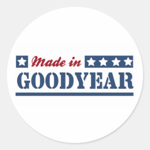 Sticker Rond Fabriqué en bonne année