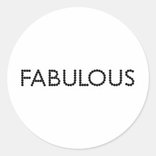 Sticker Rond Fabuleux