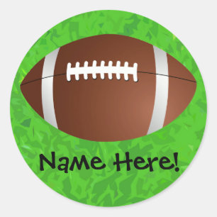 Sticker Rond Fac de junior de terrain de football