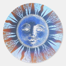 Sticker Rond Face solaire
