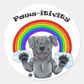 Sticker Rond Faiblesse des pattes