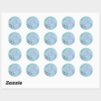 Sticker Rond Faire un voeu