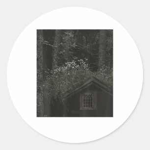 Sticker Rond Fairy Fairycore Esthétique Goblincore Cottagecore