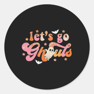 Sticker Rond Faisons Gouls mignon Ghost Boo Fun Halloween Femme
