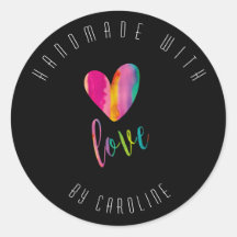 Fait à la main avec amour Personnalisé