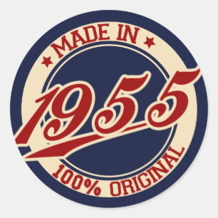 Sticker Rond Fait En 1955
