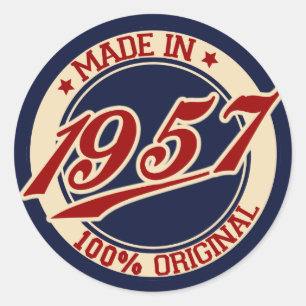 Sticker Rond Fait En 1957