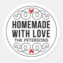 Fait Maison Avec Amour Personnalisé