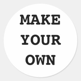 STICKER ROND FAITES VOTRE PROPRE