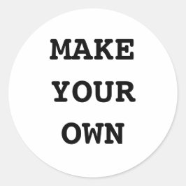 STICKER ROND FAITES VOTRE PROPRE