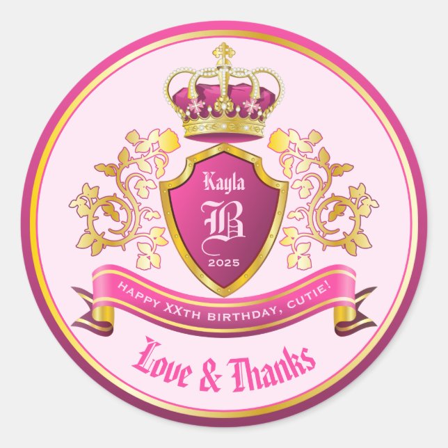 Sticker Rond Faites votre propre amour & Merci Manteau d'armoir (Devant)