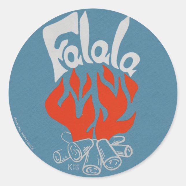 Sticker Rond FaLaLa (Devant)