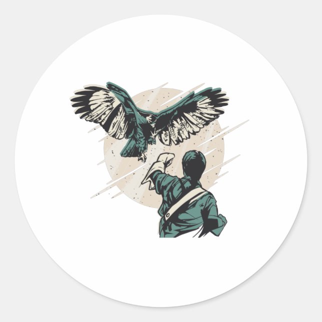 Sticker Rond Falcone (Devant)