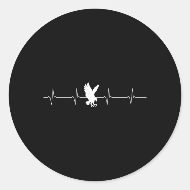 Sticker Rond Falconer Falconry Hawconer (Devant)