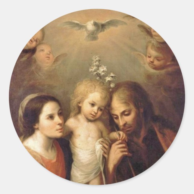 Sticker Rond Famille Sacrada (Devant)