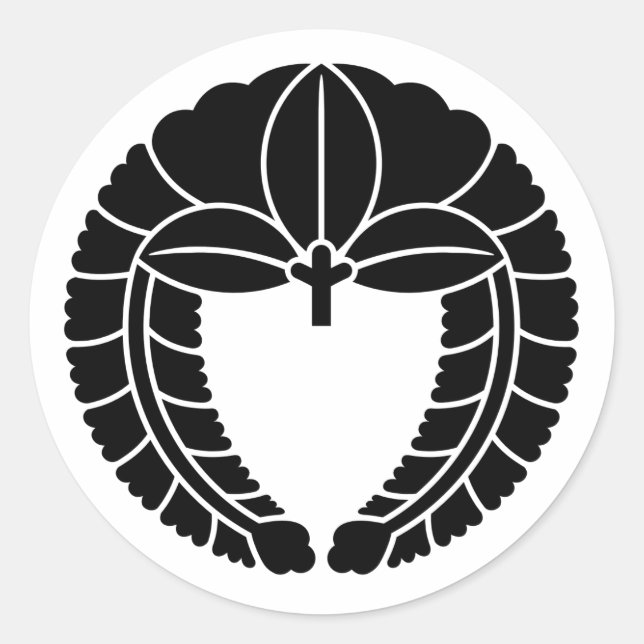 Sticker Rond [Family Crests] Orthodox wisteria (Devant)