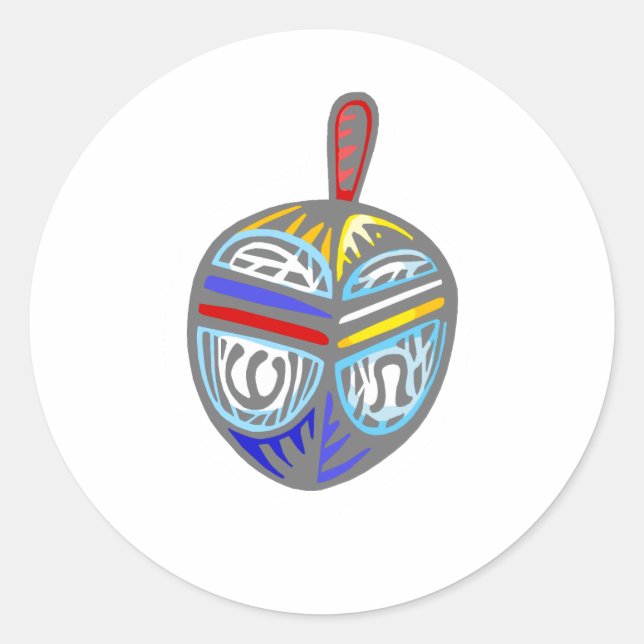 Sticker Rond Fancy Dreidel (Devant)