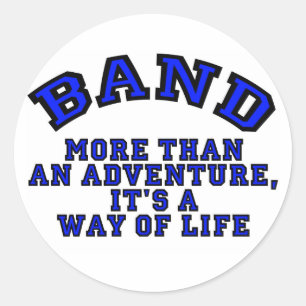 Sticker Rond Fanfare : Plus qu'une aventure…