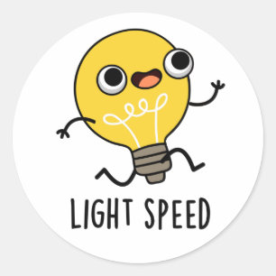 Sticker Rond Fantaisie de vitesse lumineuse