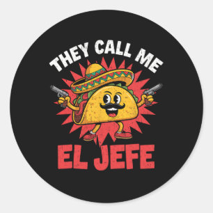 Sticker Rond Fantastique Chemise Mexicaine Pour Cinco De Mayo F