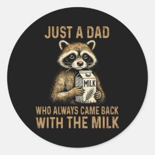Sticker Rond Fantastique Nouveau Papa Chemises Avec La Fête des