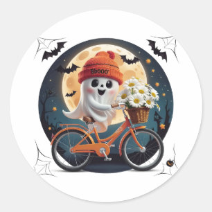 Sticker Rond Fantôme de cyclisme
