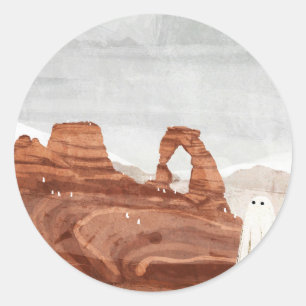 Sticker Rond Fantômes de Moab